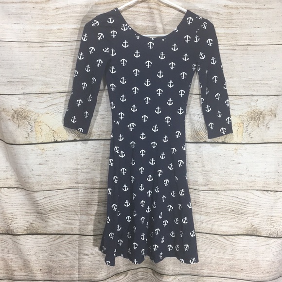 Rue21 Dresses & Skirts - Rue 21 xs sailor dress bow long sleeve nautical